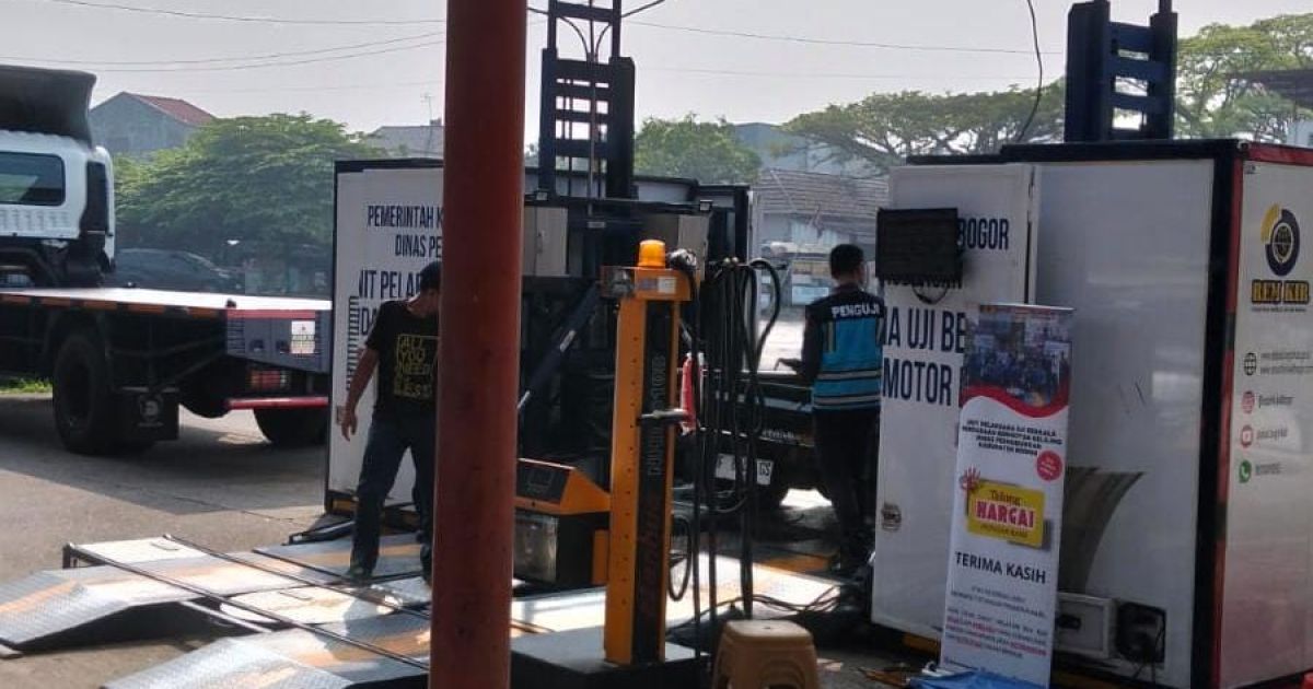 Dishub Kabupaten Bogor Gelar KIR Keliling di Leuwiliang, Muncul Dugaan Pungli