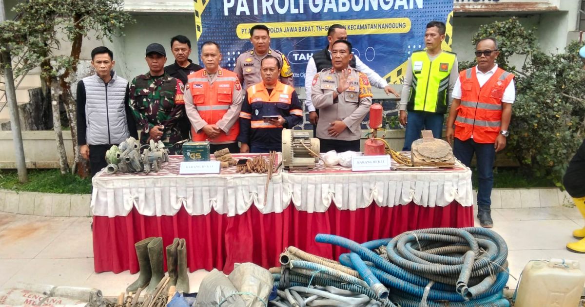 Antam Gandeng Aparat, Patroli Gabungan Berhasil Tutup 20 Akses PETI