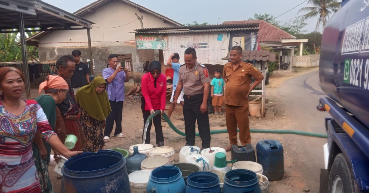 PT BCS Bantu Air Bersih untuk Warga Terdampak Kemarau di Tenjo