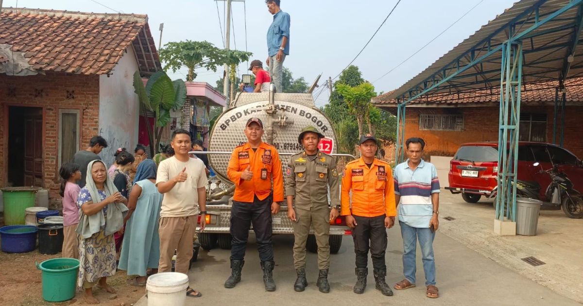 Sumur Kering 2 Bulan, Warga Barengkok Jasinga Andalkan BPBD