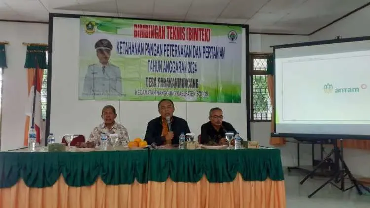 Kolaborasi Pemdes Parakan Muncang dan PT Antam Dukung Program Ketahanan Pangan di Nanggung