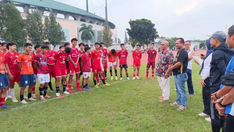 Target Raih Emas Pada Porprov Jabar 2026, Ketua KONI Kabupaten Bogor Pantau Langsung Latihan Tim Sepakbola