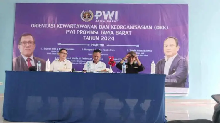 PWI Jabar Gelar Orientasi Kewartawanan dan Keorganisasian Tahun 2024: Lima Materi Ini Jadi Sajian Utama