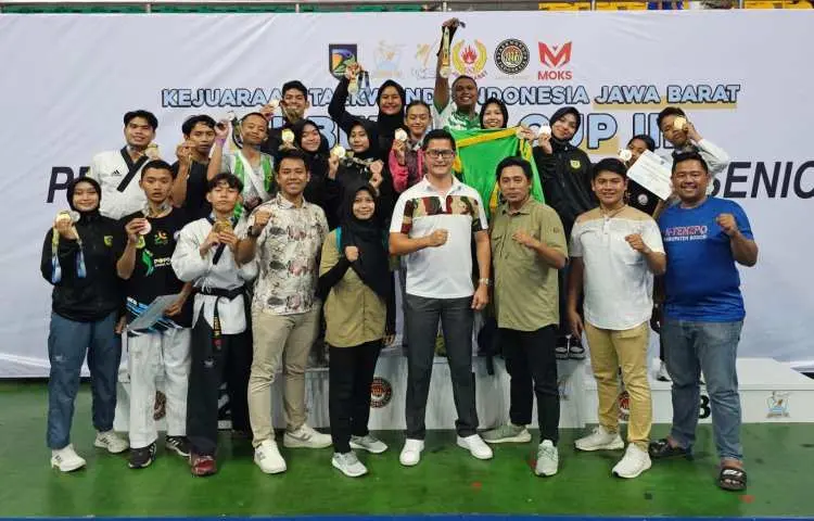 Hari Kedua Piala Gubernur Jabar 2023, Fantastis Tim Taekwondo Kabupaten Bogor Borong 18 Medali