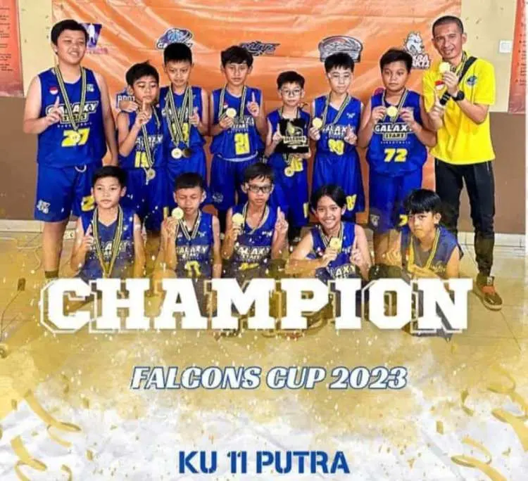 Tim Basket GSB Sabet Juara Falcons Cup 2023