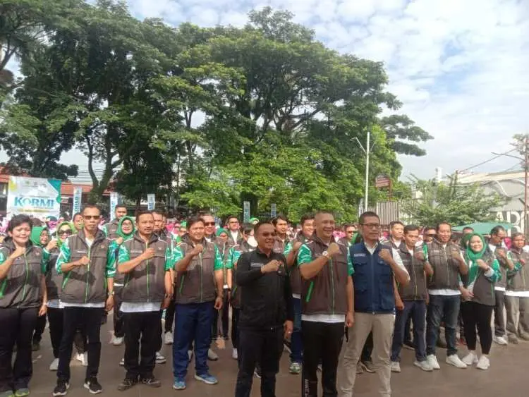 105 Pengurus KORMI Kabupaten Bogor Sah Dilantik di Kecamatan Lewiliang, Ini Kata Akew