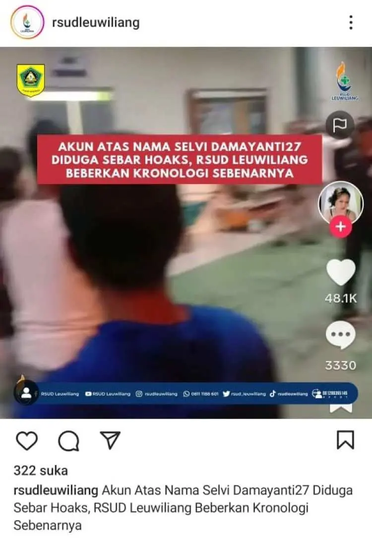 Keluhan Pasien yang Viral di TikTok Dibantah Dirut RSUD Leuwiliang