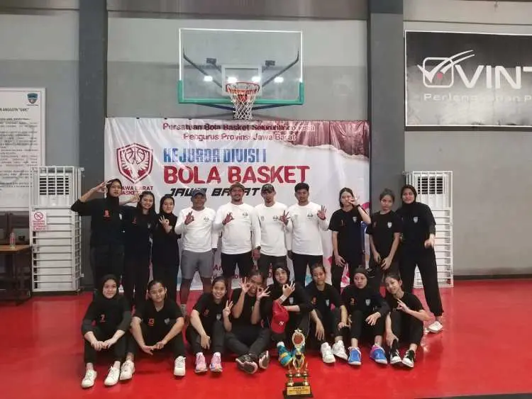 Kejurda Basket Jawa Barat 2023, Tim Basket Putri Kabupaten Bogor Finish di Urutan Tiga Besar
