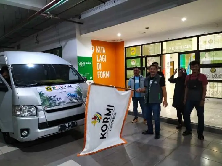 KORMI Kabupaten Bogor Lepas Atlet FONI yang Turun di Kerjurnas Orienteering, Potensi Raih Dua Emas