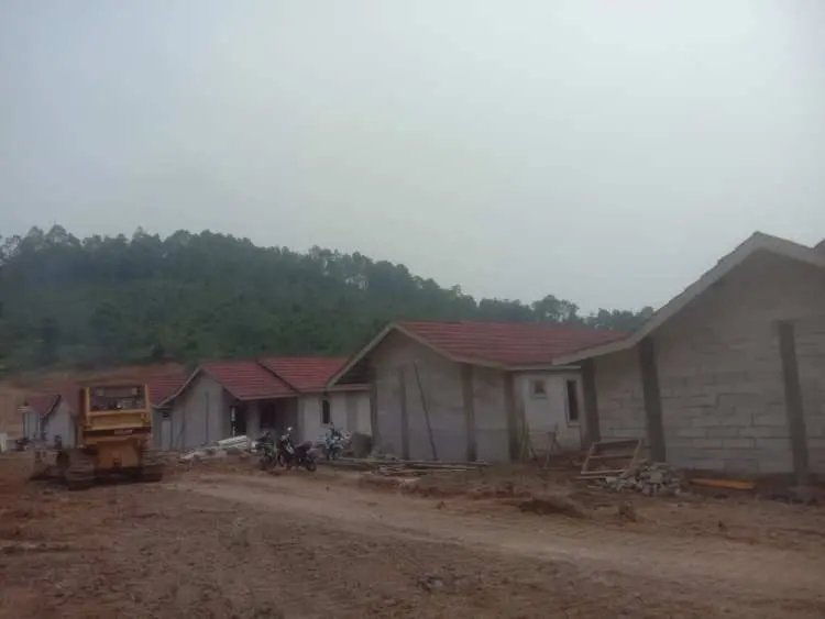 Huntap Desa Sukamulih Dibangun Ngebut, Baru Satu Bulan 130 Unit