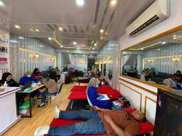 Bella Vista Beauty Studio, Topas Multifinance dan SIP Foundation Berkolaborasi Gelar Donor Darah
