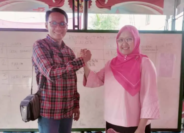 Sah! Farid Terpilih Jadi Ketua RW 03 Kelurahan Nanggewer Mekar