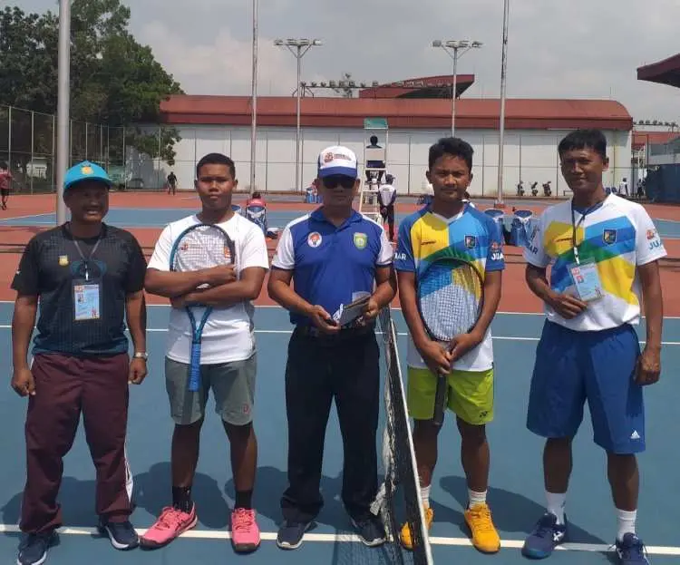 Tim Tenis Beregu Putra Jabar Kalahkan Papua 3-0