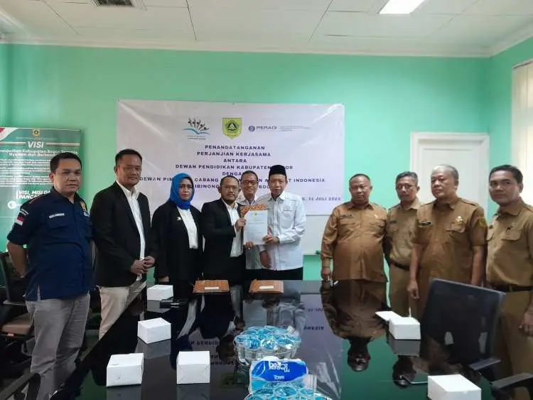 DPC Peradi Kabupaten Bogor Resmi Jadi Pendamping Hukum Dewan Pendidikan Kabupaten Bogor