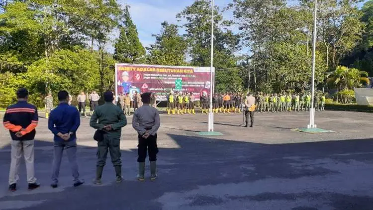 Air Sungai Cikaniki Keruh, PT Antam dan Muspika Kecamatan Nanggung Gelar Operasi