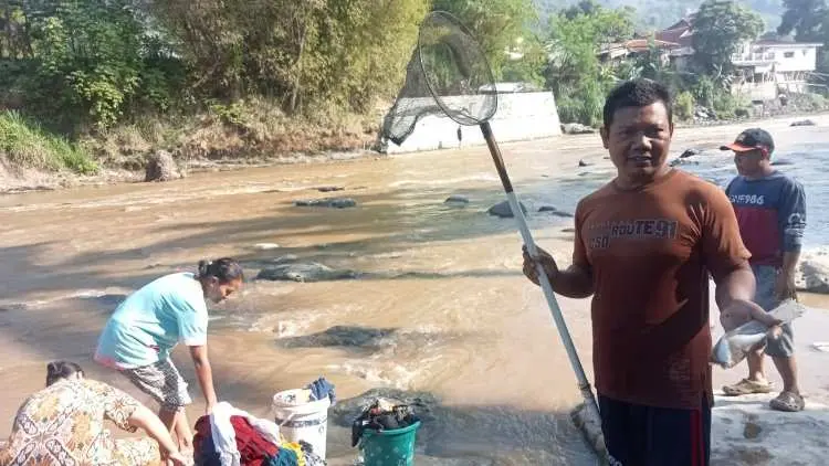 Banyak Ikan Mati, Diduga Sungai Cikaniki Tercemar Limbah