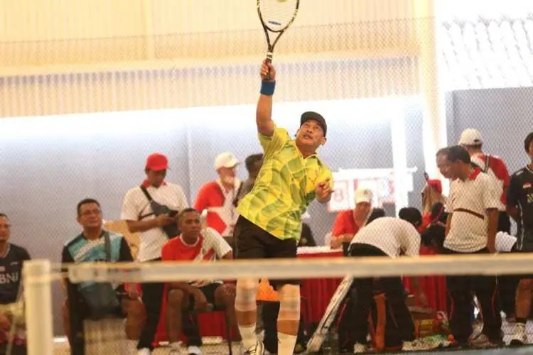 Gandeng Pelti, Kejari Kabupaten Bogor Rayakan Hari Bhakti Adhyaksa Gelar Turnamen Tenis
