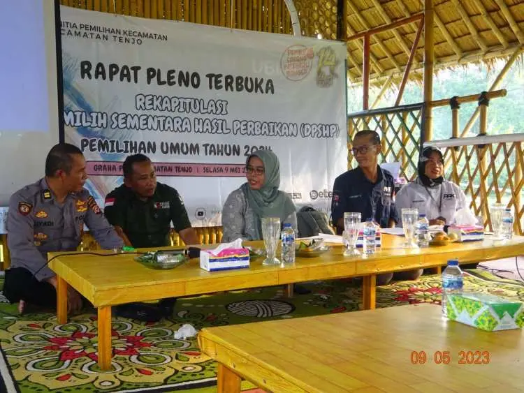 Hadiri Sidang Pleno DPSHP, Polsek Tenjo Nyatakan Sikap Netral Pada Pemilu 2024