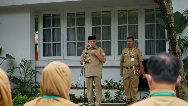 Hadapi Cuaca Ekstrim Sekda Burhanudin Minta Perangkat Daerah Tingkatkan Mitigasi Bencana
