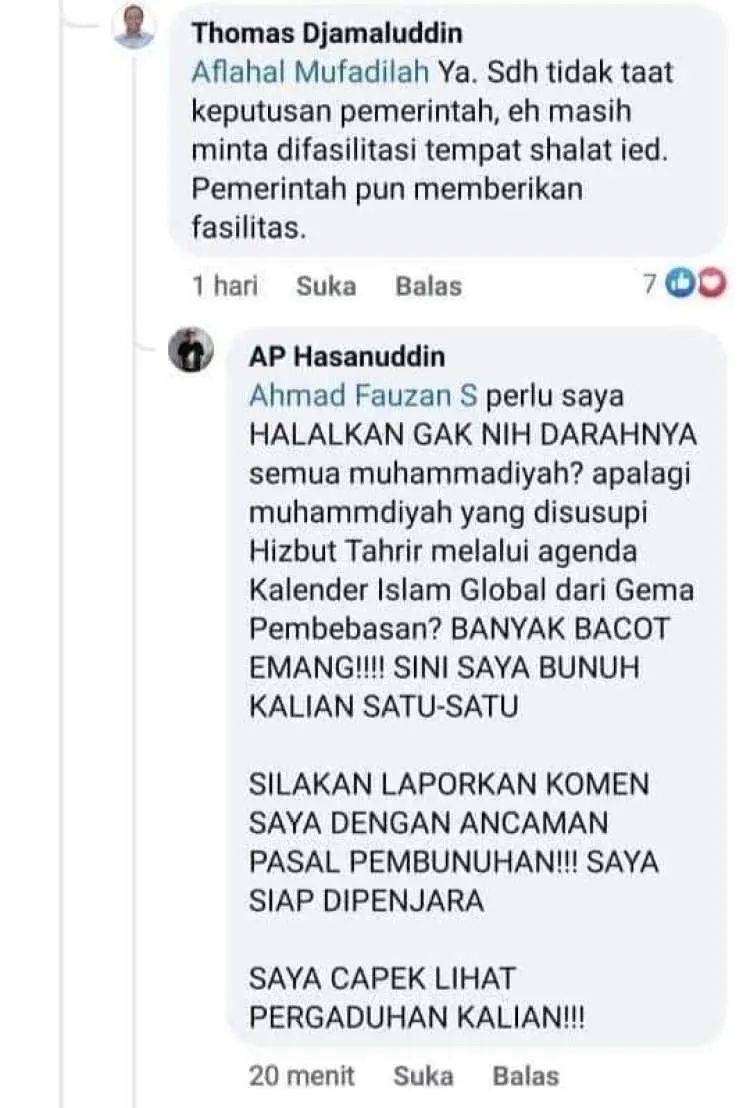 Viral, Bang Jago Ini Ancam Bunuh Satu Per Satu Warga Muhammadiyah